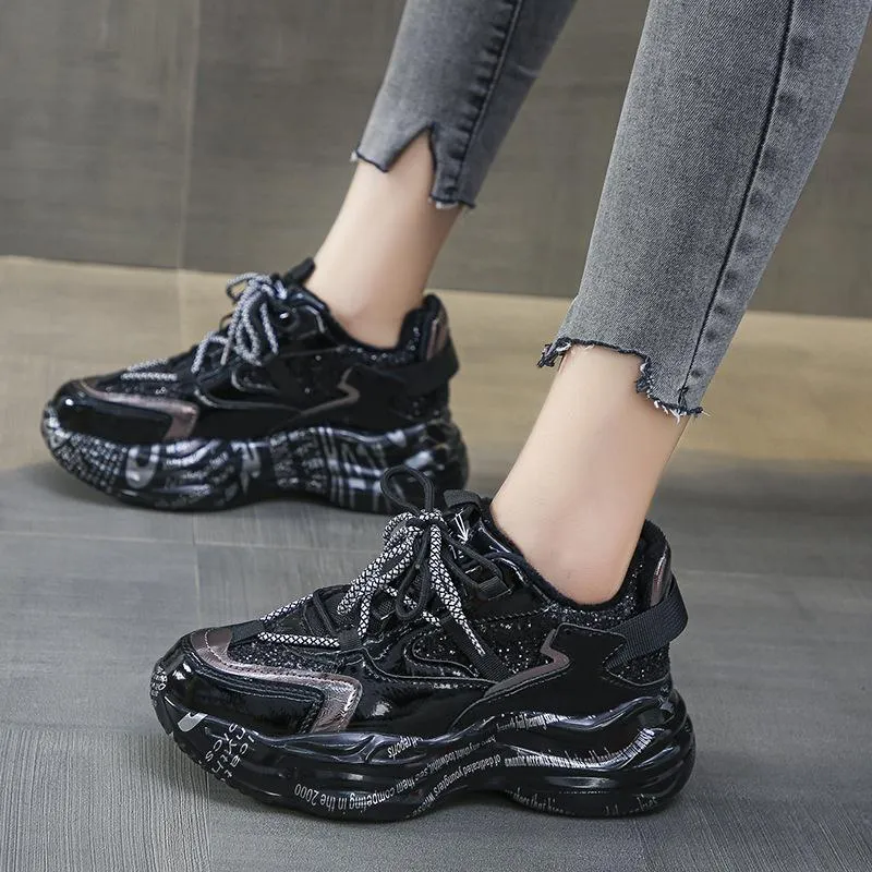 Popular Thick-soled Casual Sports Running Shoes
