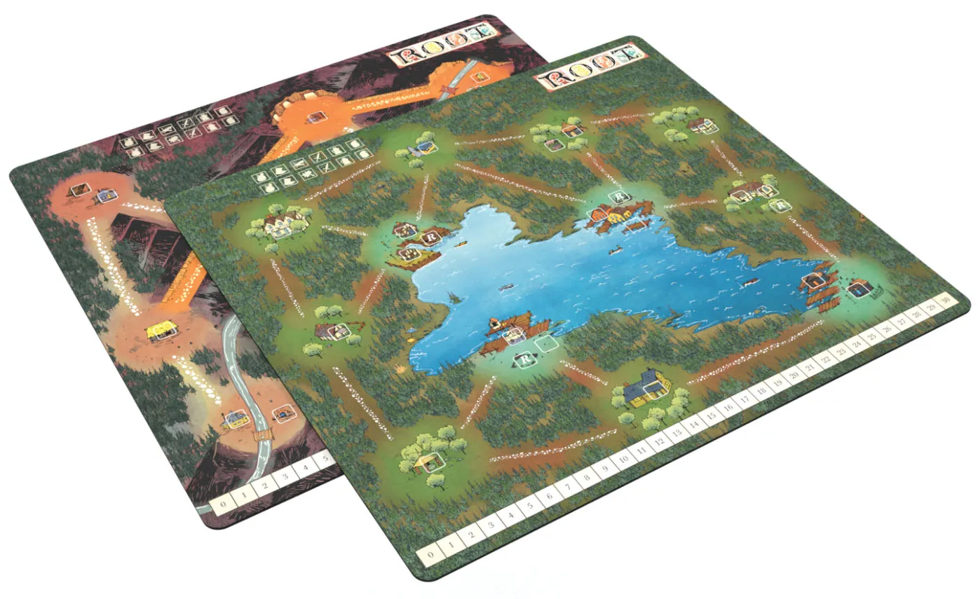 Root: Playmat Mountain / Lake