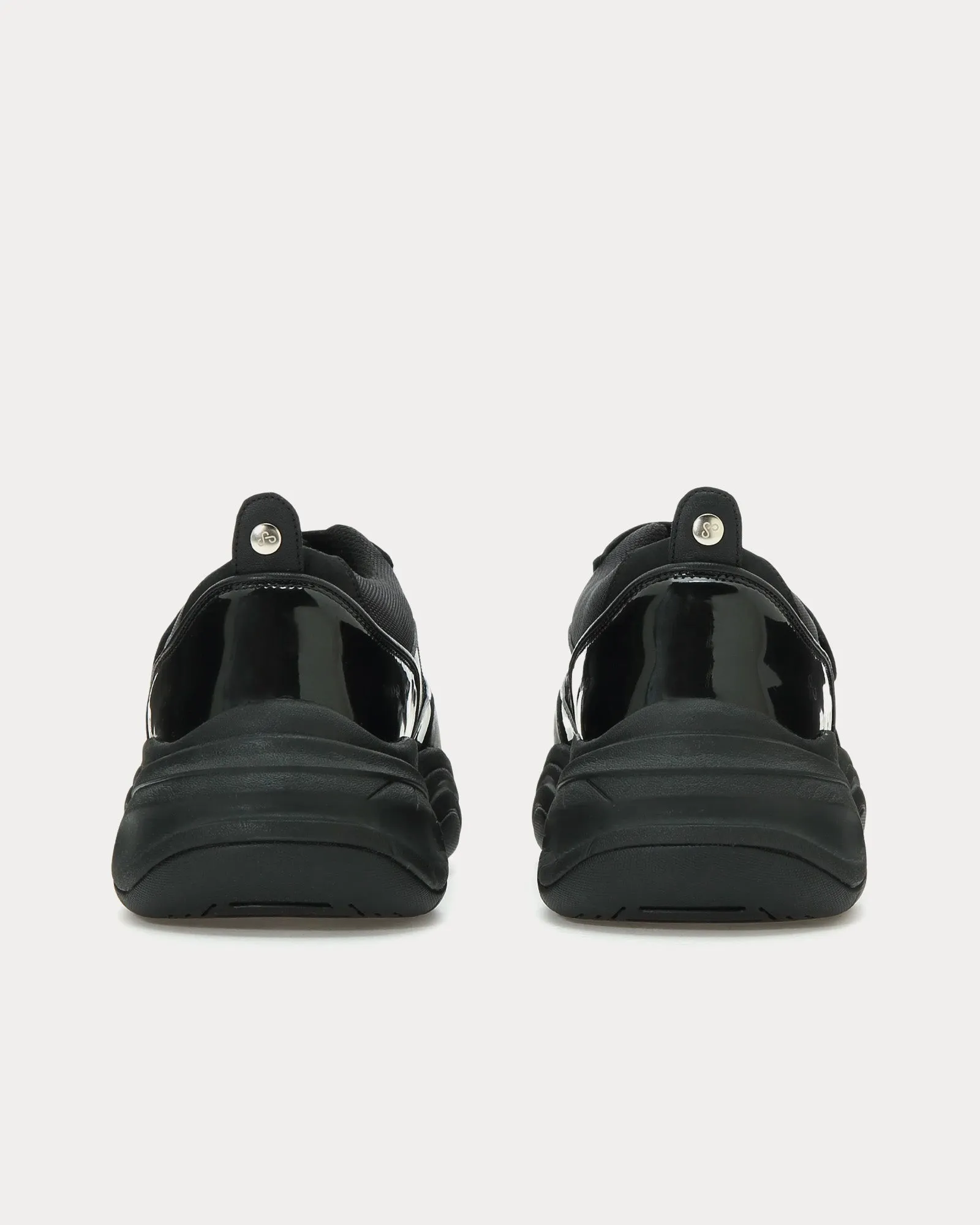 Shell Black Slip On Sneakers