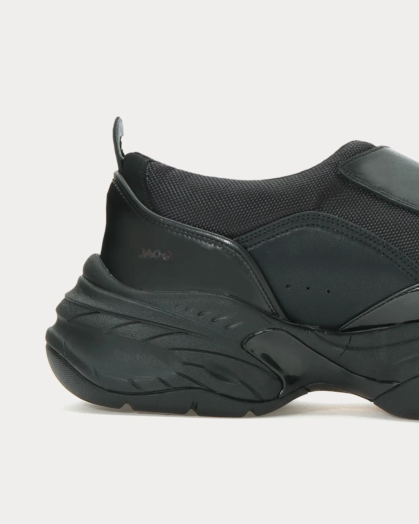 Shell Black Slip On Sneakers