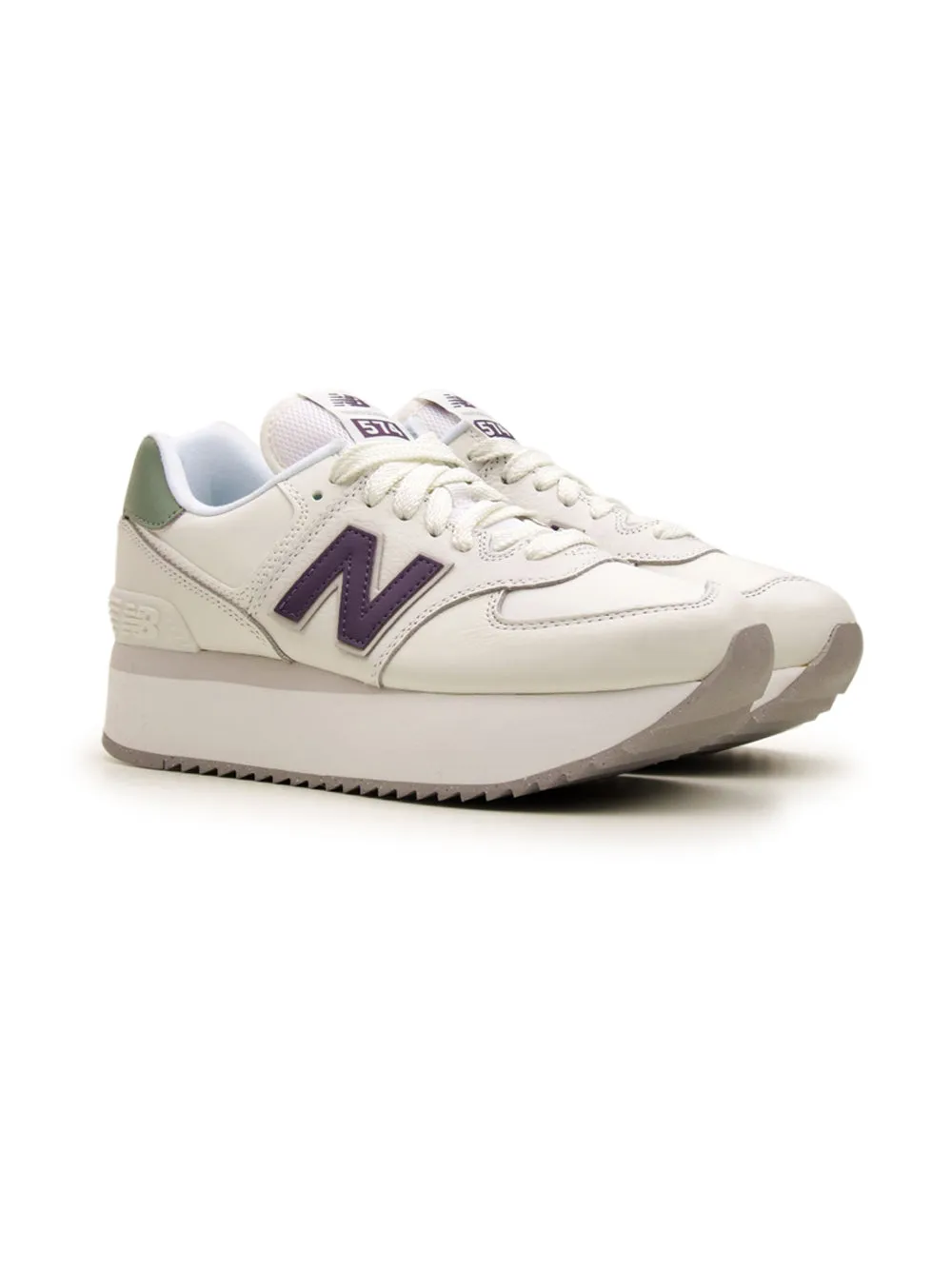Sneakers Basse Donna 574 bianco