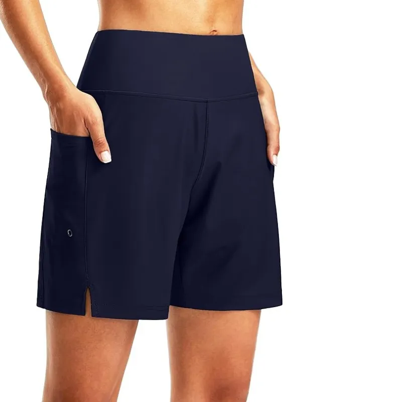 Swim Board Shorts Quick Dry with Liner and Functional Pockets