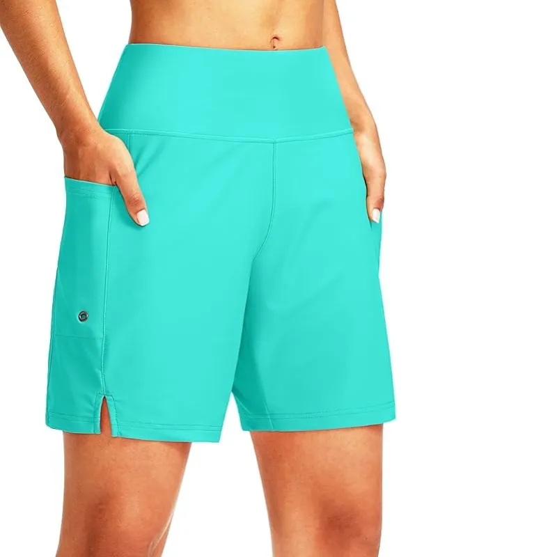 Swim Board Shorts Quick Dry with Liner and Functional Pockets