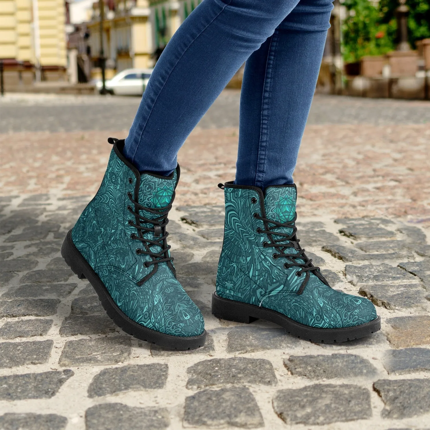 Teal Torus Boots