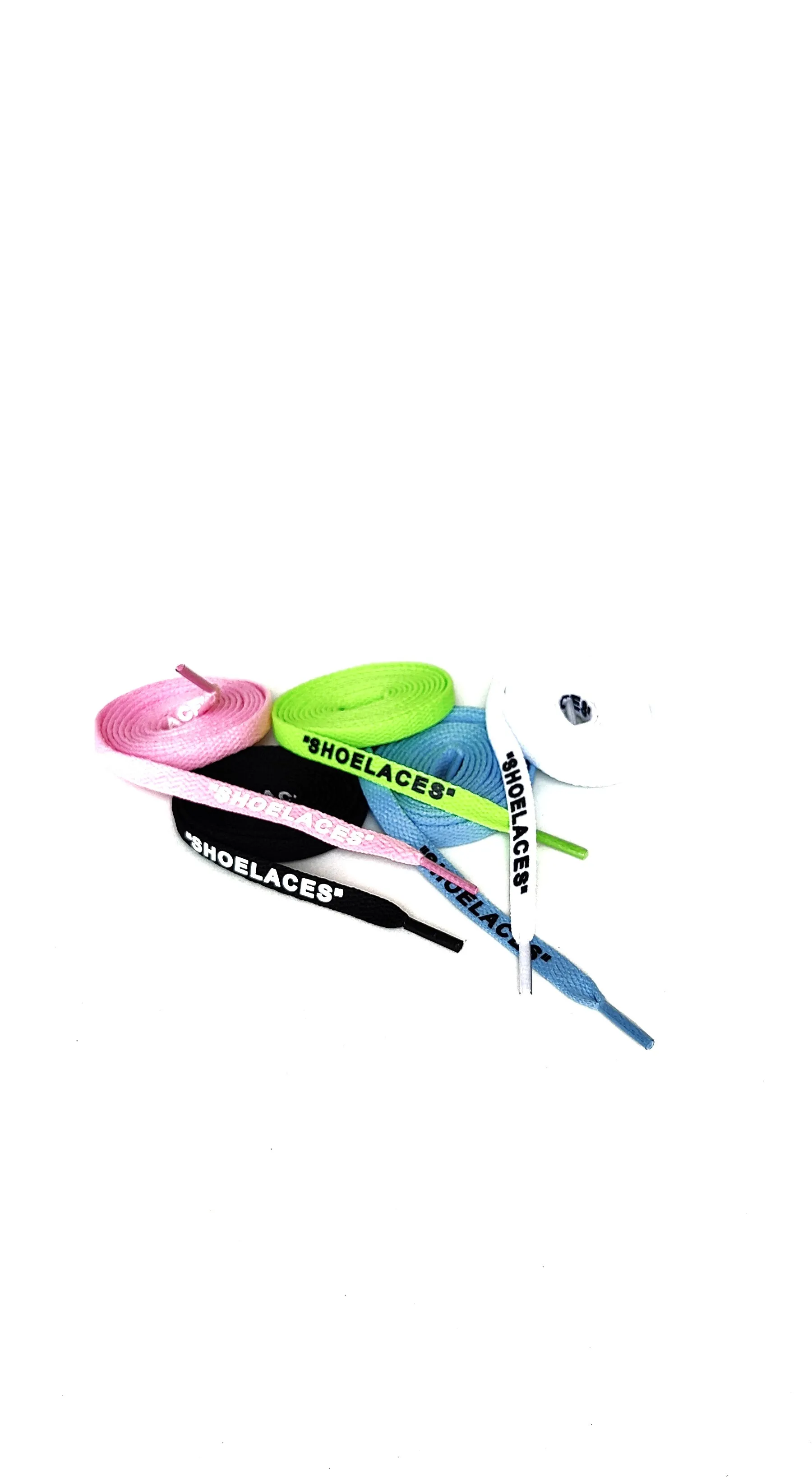 The Goodlace  OFF-WHITE STYLE "SHOELACES" ULTIMATE 5 PAIR COMBO