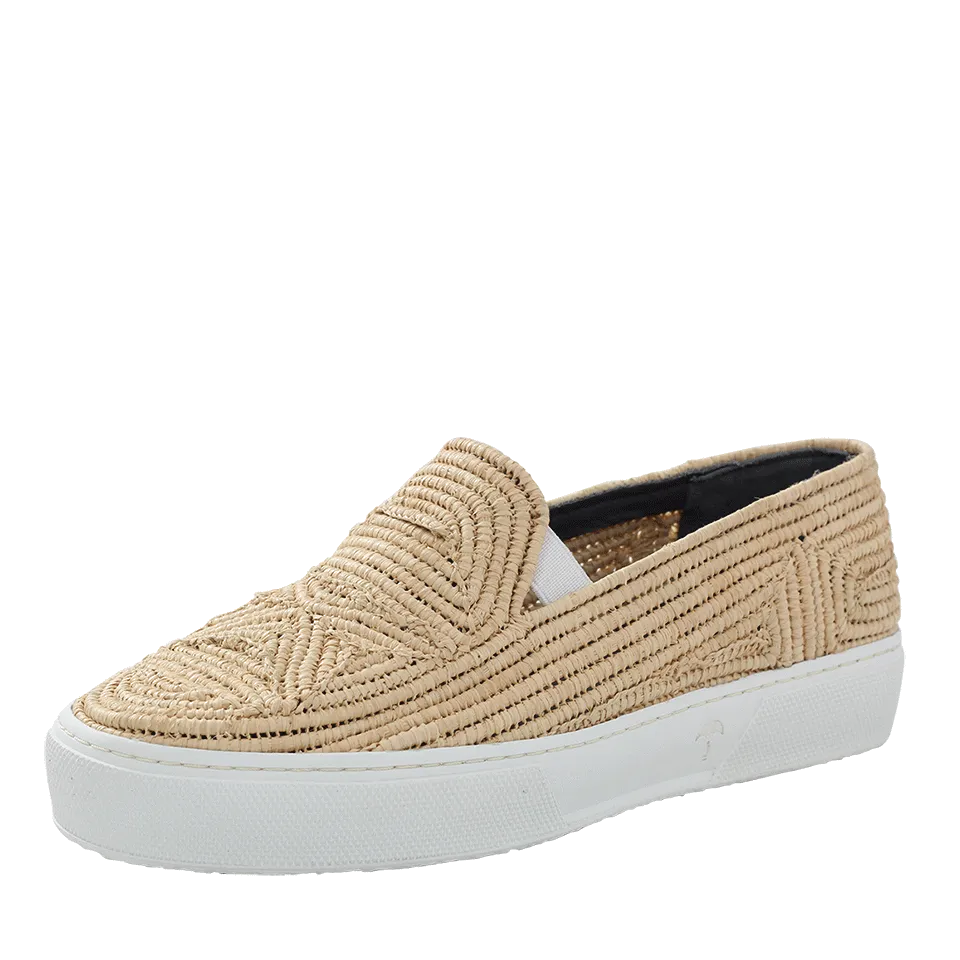 Tribal Raffia Sneakers