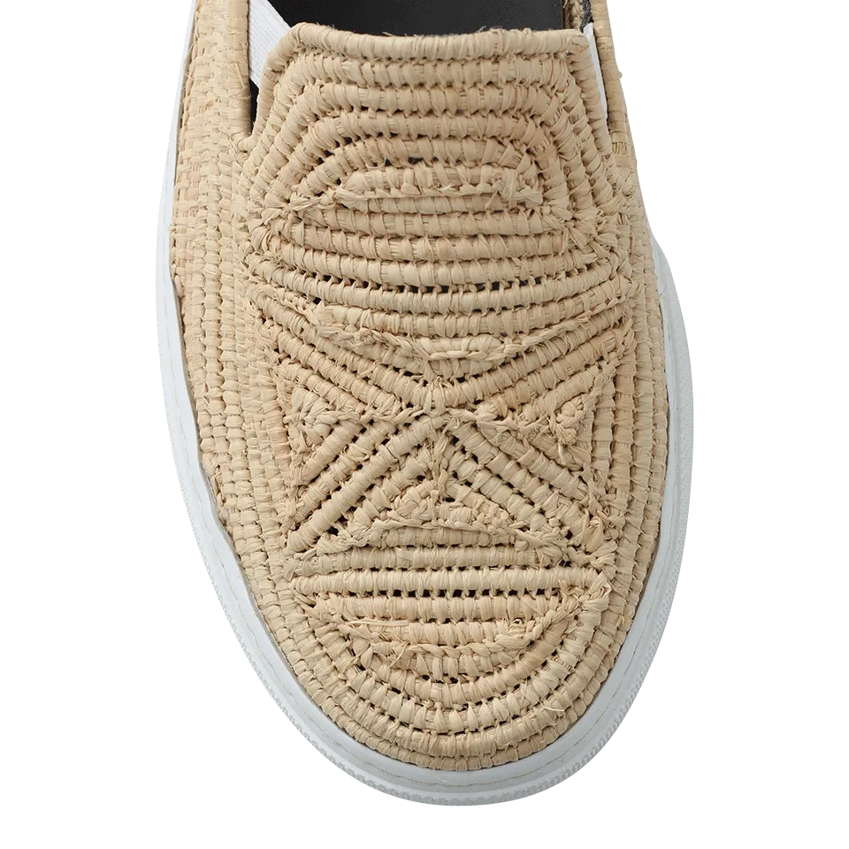 Tribal Raffia Sneakers