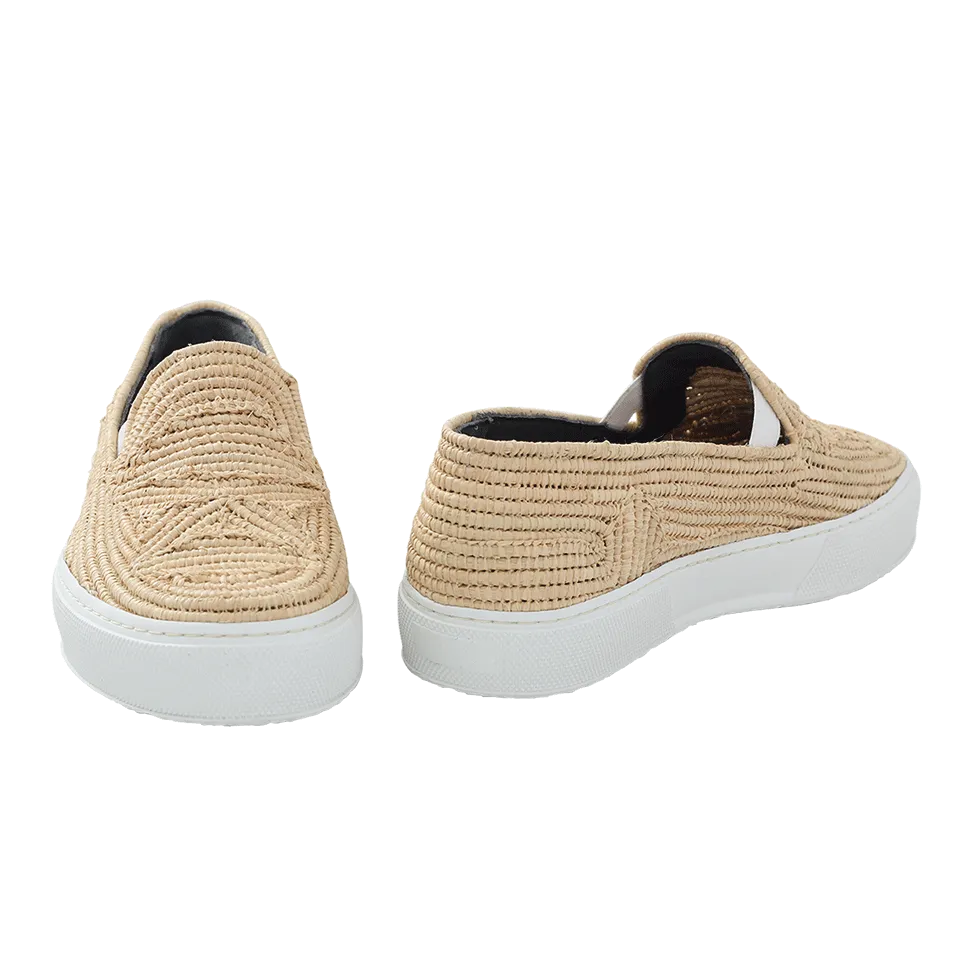 Tribal Raffia Sneakers