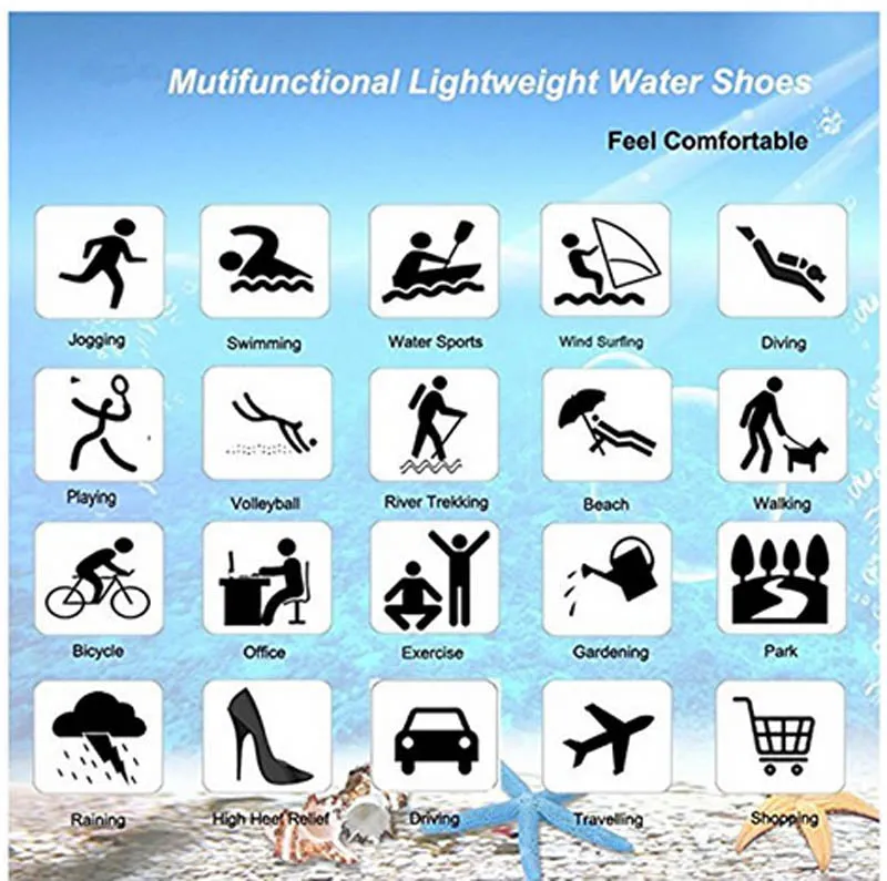 Unisex Water Shoes for Swim Beach Garden #Pink
