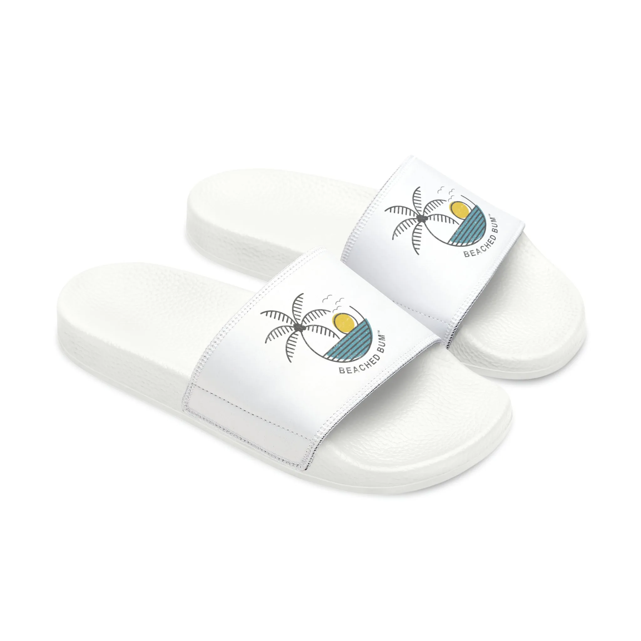 Women's - BEACHED BUM LIFE - PU Slide Sandals - A