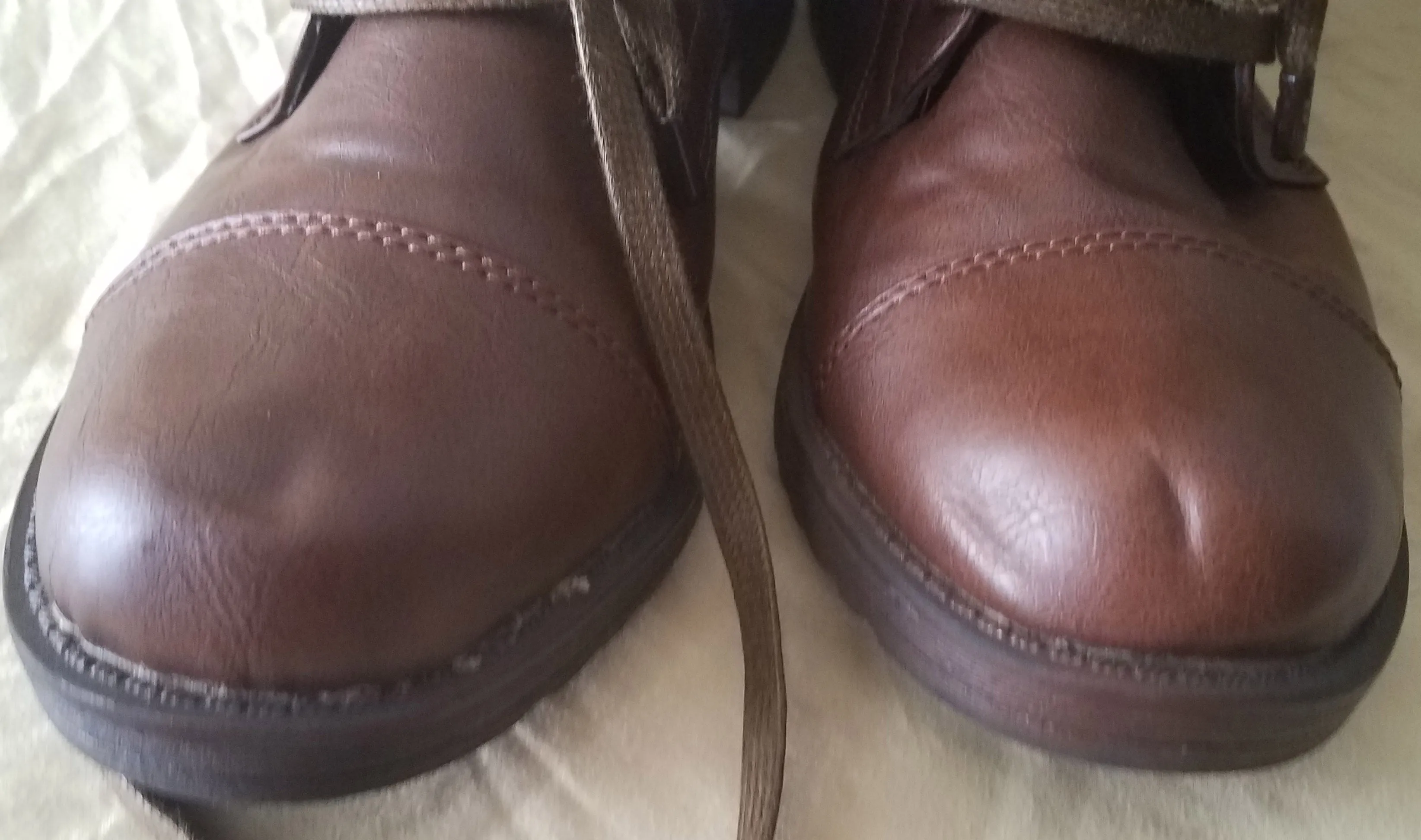 Women's Brown Size 8.5 DOLLHOUSE Laceup / Zip Up Boots